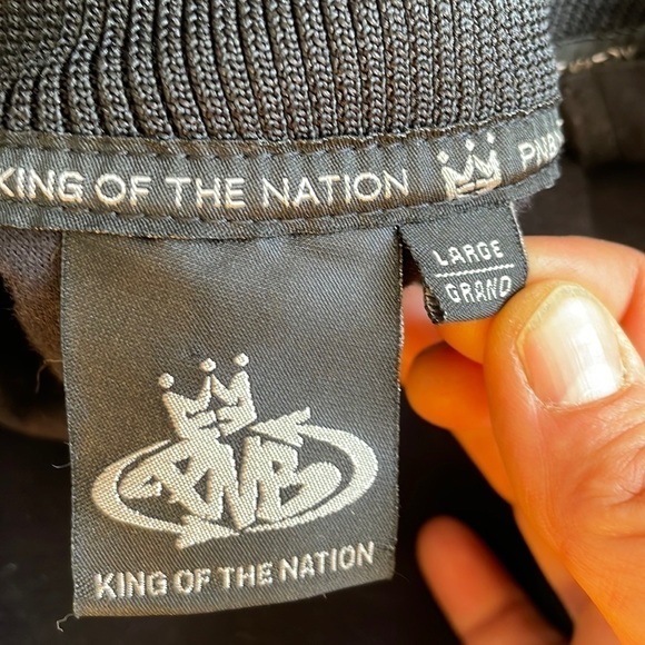 Pnb Nation Geometric Zip Up Lightweight Jacket Size Large - Picture 7 of 9